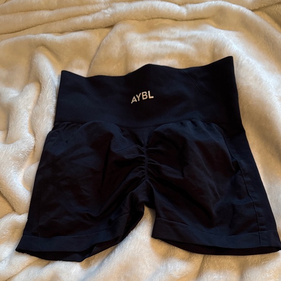 AYBL Black Seamless Shorts - Picture 2 of 2